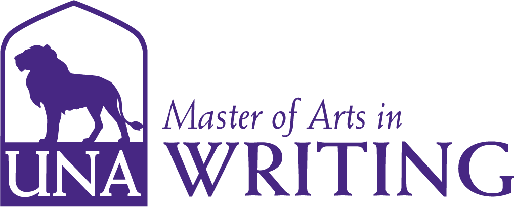 Writing Masters Dept Merchandise logo in Purple